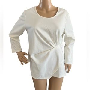 Lands End Cinched Detail Top